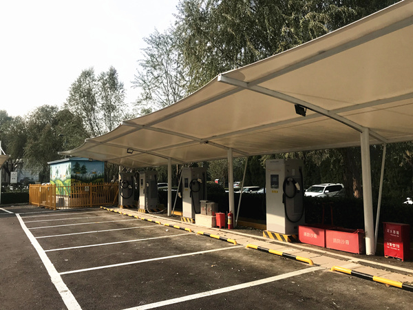 濟(jì)南奧體中心P3P4停車場直流充電站項目